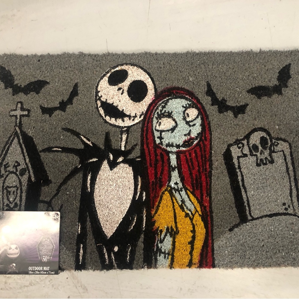 Nightmare Before Christmas Doormat